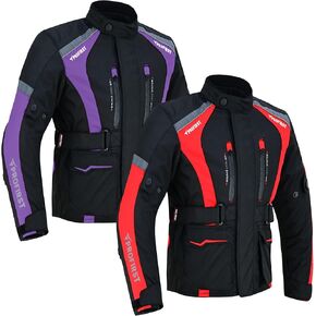 PROFIRST Children Motorbike Armored Jacket for Kids Age 6-16, Waterproof Motocross Jacket