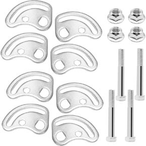 Camber Kit Fit for Chevrolet Silverado Gmc Sierra Savana Express Suburban 1500 2500 Yukon Tahoe, Camber Bolts ±1.5 Degree, Upper Control Arm Camber Alignment Tool Kit 4 PCS