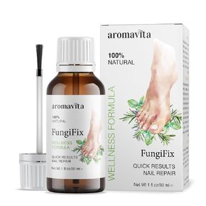 FungiFix Total Nail Repair with Oil of Oregano, Tea Tree Oil and Vitamin E – A Formula for Stronger Nails, Enhances Toenail and Fingernail Appearance, Promotes Nail Recovery, Vegan, 1 fl. Oz