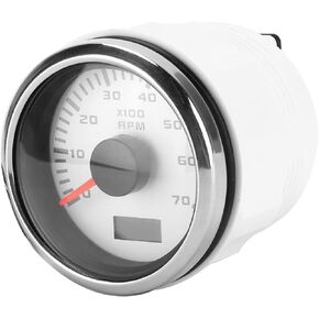 52mm/2.1in Pointer Tachometer for Car Truck Boat 9‑32VDC
