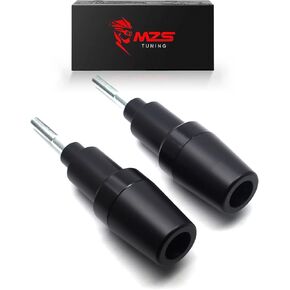 MZS Motorcycle Frame Sliders, Falling Crash Protector Guards No Cut Kits Black Compatible with MT03 MT-03 2015-2024 / MT25 MT-25 2015-2024