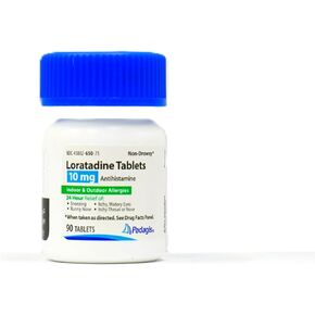 Loratadine Tablets 10mg, Non-Drowsy Antihistamine, 90 Tablets, 24 Hour Indoor & Outdoor Allergy Relief, Original Prescription Strength for Sneezing, Runny Nose, Itchy and watery Eyes, Itchy Throat