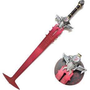 45inchs The Crucible Blade Sword Metal Replica with Display Stand - for Cosplay and Display Collection