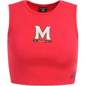 Maryland Terps Cut Off Tank - Red, M