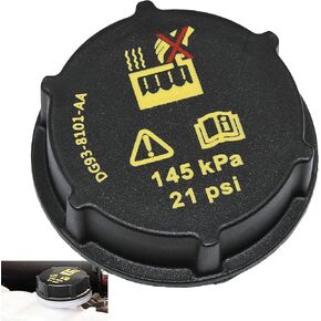 DG93-8101-AA Engine Soodant Capoir Cap Fit for Ford Mustang GT F150 V6 V8 Lincoln MKZ 2015-2021 Escape 2013-2019 Land Rover Volvo 2020-2021 Cap Cap application 3M5H810-OAC DG9Z-8100-A