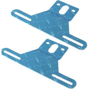 Aluminum Trailer License Plate Light Bracket Universal for Most Trailer and Truck(2 Pack)
