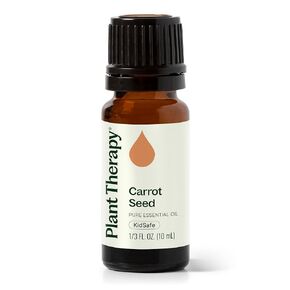 Plant Therapy Carrot Seed Essential Oil 100% Pure, Undiluted, Natural Aromatherapy, Therapeutic Grade 10 mL (1/3 oz)