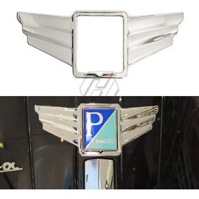 Motorcycle Front Chrome Wings Fits for Piaggio Vespa S50 S150 GTS300 Super Sport