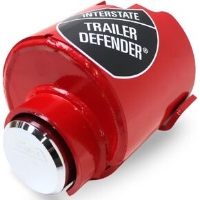 Trailer Defender ® Heavy-Duty 2-5/16 "قفل مقرنة المقطورة مع خطاف تأمين سلسلة أمان ، يناسب معظم المقطورات و RVS ، 2516