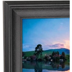 12x29 inch Panoramica Picture Frame Solid Wood Photo Frame 12x29 inch Poster Frame Painting Frame Black (X23B1229)