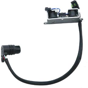 22954B Overdrive and Lock-Up Solenoid Assembly and Harness Round Plug 8 Pin, Replacement for Jeep Dodge A500 A518 42RE 46RE 1996-1999, Replaces 22954B
