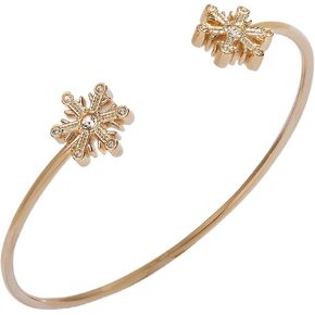 Alex and Ani Snowflake Flex Cuff Bracelet