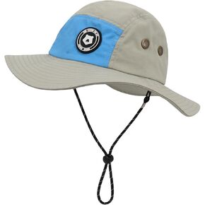 Kids Sun Hat Waterproof Quick-Drying Wide Brim Bucket Hats for Boys Girls Cute Bear Summer Beach Hiking Hats Age 2-8