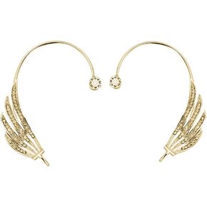 2PCS Women's Clip-On Earrings Hook Without Pierced Ear Bone Clips