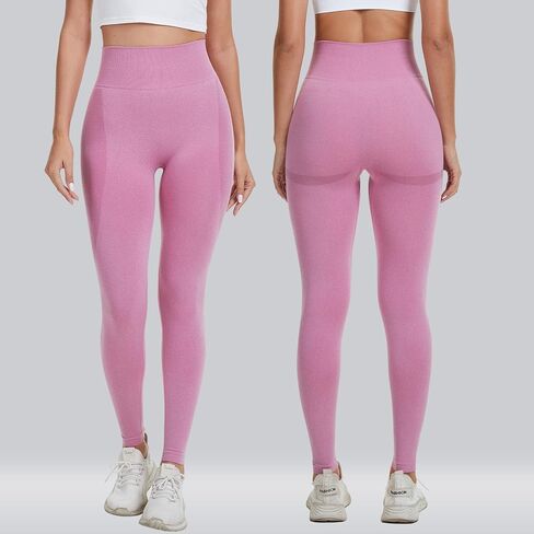 Coume 4 PCS Womens تمرين طماق سلس ابتسامة ابتسامة كفاف صالة الألعاب الرياضية اليوغا سراويل عالية ضغوط ضغوط الجوارب الرياضية in Kuwait