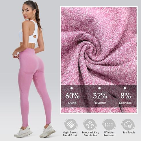 Coume 4 PCS Womens تمرين طماق سلس ابتسامة ابتسامة كفاف صالة الألعاب الرياضية اليوغا سراويل عالية ضغوط ضغوط الجوارب الرياضية in Kuwait