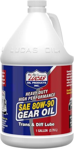 Lucas Oil 10046 -PK4 Huck Duty 80/90 بالإضافة إلى زيت التروس - 1 جالون ، حزمة من 4 in Saudi Arabia