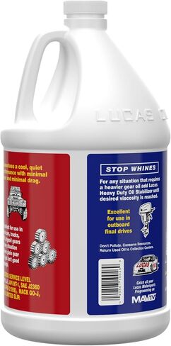Lucas Oil 10046 -PK4 Huck Duty 80/90 بالإضافة إلى زيت التروس - 1 جالون ، حزمة من 4 in Saudi Arabia