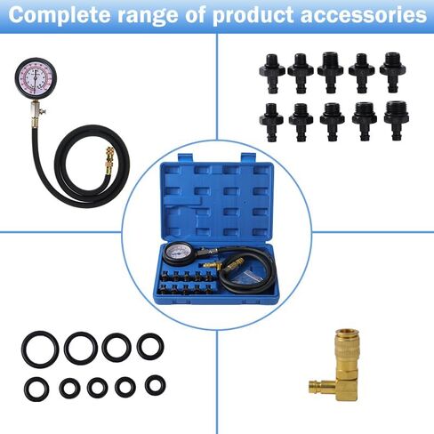 Oil Pressure Tester Tool, Oil Pressure Gauge kit, 0-140 PSI Pressure Test Diagnostic Tools, Engine Oil Pressure Tester Tool kit, for car Truck in Saudi Arabia