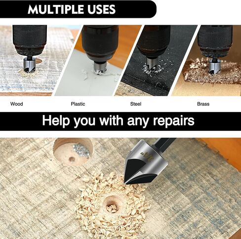 GMTOOLS 10 قطع مجموعة لقم الثقب الخرساني، 1/8 إلى 1/2 بوصة مجموعة لقم الثقب الخرسانية، لقم ثقب متعددة المواد للطوب والبلاط والأسمنت والسيراميك والزجاج والبلاستيك، طرف كربيد قوي صناعي مع صندوق تخزين in Saudi Arabia