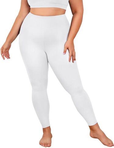 VALANDY Creamlush Plus Size Leggings for Women-High Waisted Tummy Control Buttery Soft Yoga Pants in Kuwait