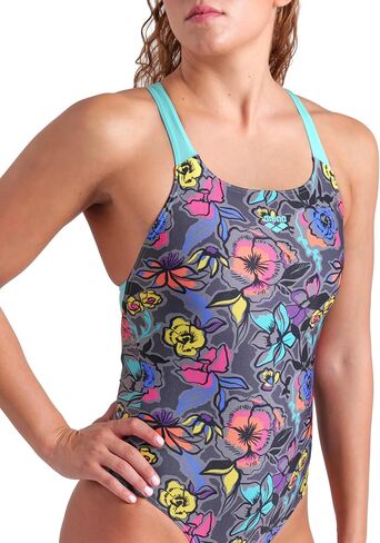 ARENA Women's Performance Vivid Repeat Swim Pro Back Athletic One Piece Swimsuit in Saudi Arabia