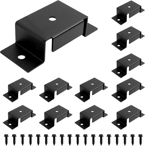 8 Pack Trailer Stake Mobiles لـ 2x4 Wood ، Steel Stitily Trailer Bocket Stakes Huchice for Lumber Black in Kuwait