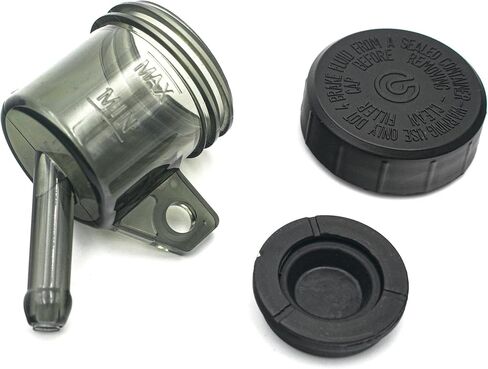 Universal Motorcycle Foot Rear Brake Master Cylinder Tank Oil Cup Fluid Bottle Reservoir (Tinted) in Saudi Arabia