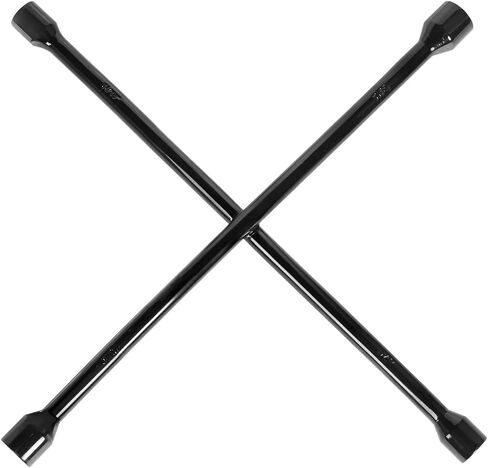 Torin TRX31101-14F Professional 14" Universal Heavy Duty 4-Way Cross Lug Wrench, Black in Saudi Arabia