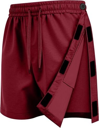 Unisex Tear Away Shorts Breakaway Athletic Shorts with Pockets Post Hip Knee Surgery Recovery Shorts for Men & Women in Kuwait