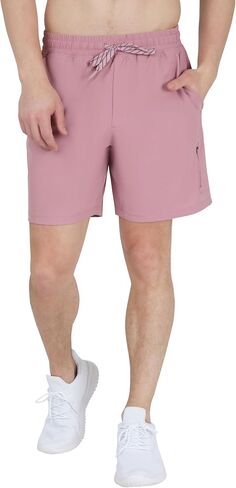 90 Degree by Reflex Mens Quick Dry Workout Short 7" Side Pocket Shorts with Drawstring in Saudi Arabia