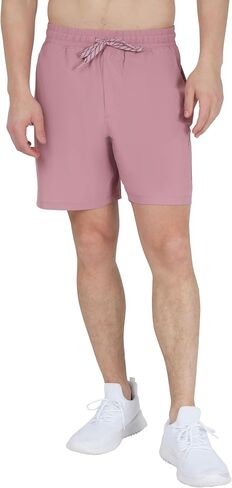 90 Degree by Reflex Mens Quick Dry Workout Short 7" Side Pocket Shorts with Drawstring in Saudi Arabia