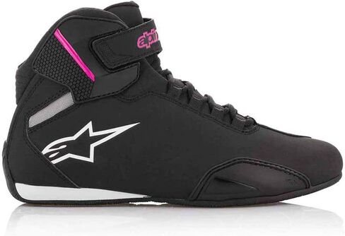 Alpinestars Women's Sektor Shoes (7) (BLACK/FUCHSIA) in Saudi Arabia