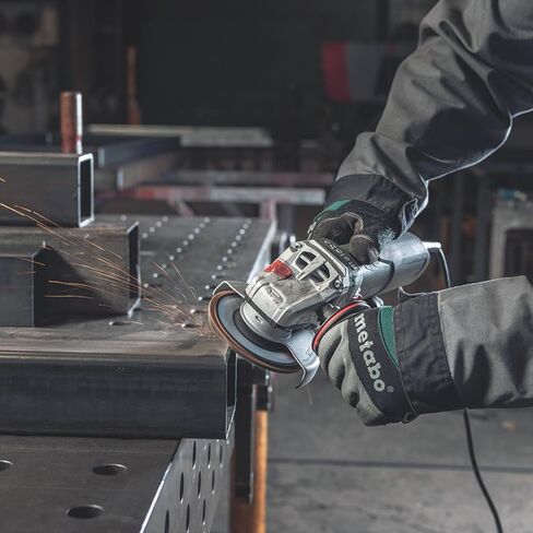 Metabo 4-1/2-5-Inch Angle Grinder | 11.0 Amp | 11,000 RPM | Lock-on Paddle Switch | W 11-125 Quick, Green in Saudi Arabia