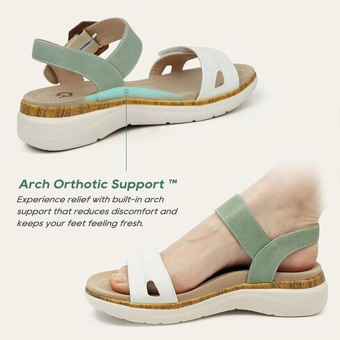 Women Orthotic Arch Support Sandals Comfortable Walking Sandals in Kuwait