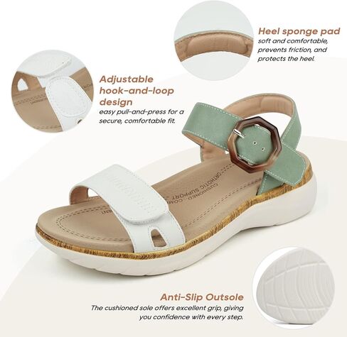 Women Orthotic Arch Support Sandals Comfortable Walking Sandals in Kuwait