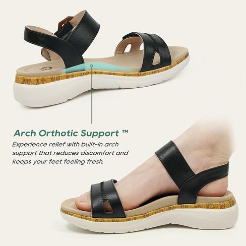 سيدات الدعم القوس العظمي للنساء صندل المشي مريح in Kuwait
