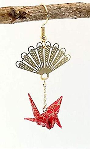 Cutiejewelry للنساء رافعة اوريغامي الطيور مروحة التدلي in Kuwait
