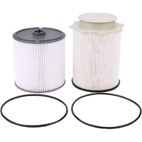 Fuel Filter Water Separator Set ，Compatible With 2019 2020 2021 Dodge Ram 2500 3500 4500 5500 6.7L Diesel Engines ,Replaces# 68157291AA 68436631AA