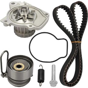 BRTEC Engine Timing Belt Kit with Water Pump Compatible for 2001-2005 Honda Civic 1.7L