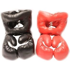 NEW 14OZ SETS 2 HEADGEAR 2 BOXING PUNCHING GLOVES PAIR
