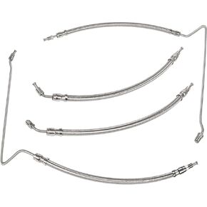 Trim Ram Cylinder Hose Kit for MerCruiser R MR Alpha One and Bravo I II III X XR XZ Replace Hose Kit for 9B-104 and 9B-121 Trim Cylinders 32-99904Q(x2) 32-864589 32-864588