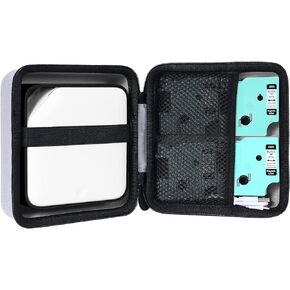 Aenllosi Hard Carrying Case Compatible with Vixic D1600 Rechargeable Label Printer (Black,for Vixic D1600)