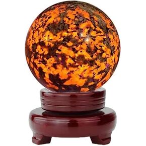 5A+ Natural Yooperlite Stone Crystal Stone Crystal Ball,crystal sphere,magic crystal ball,Powerful,Healing Crystal Reiki Chakra Energy Healing Stone, home decor (45mm-50mm) in Saudi Arabia