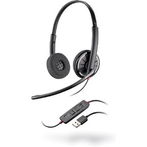 Plantronics 85619-101 Black Wire C320,M , Wired Headset , On- Ear , Gray