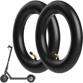 10x2.125 Inner Tube with 45° Angled Valve 2 PCS Replacement Inner Tubes Compatible for 2-Wheel Electric Balance Scooter/Kid's Bike/Bicycle/Tricycle/Trike Stroller and Most Scooter tire Tubes