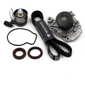 Timing Belt Water Pump Kit for 2001 2002 2003 2004 2005 For Honda Civic DX EX GX HX LX 1.7L SOHC 16V Eng. D17A