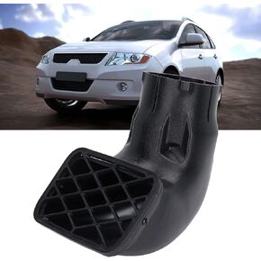 Car Snorkel Head, Intake Snorkel kit Ram Inlet Head, LLDPE Plastic Dust Collector Air Intake Head Replacement Universal Accessory(3 Inch)