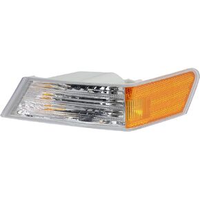 HERCOO Front Turn Signal Light Lamp Cover Compatible with Jeep Patriot 2007 2008 2009 2010 2011 2013 2014 2015 2016 2017 Marker Corner Light Lamp Lens - Driver Side