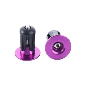 1 Pair Bar End Plugs Aluminum Bicycle Handlebar End Caps Bicycle Handlebar Handle Grip Handlebar Plug for Most Bicycle Road Bike Mountain Bike(Silver)